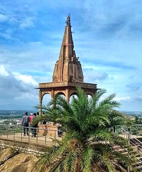 Tagore Hill structure with city view